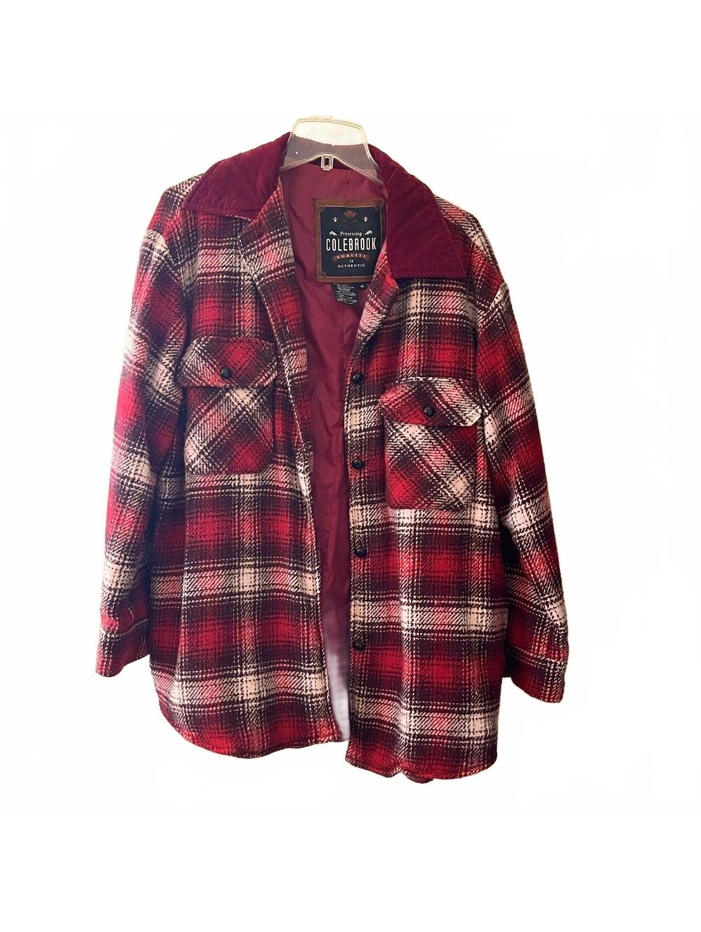 Colebrook Red Plaid Wool Jacket